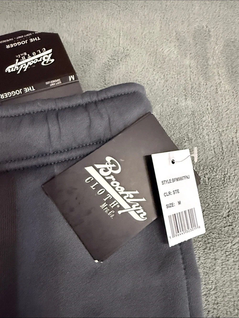 Brooklyn Cloth Slate Gray Cargo Joggers